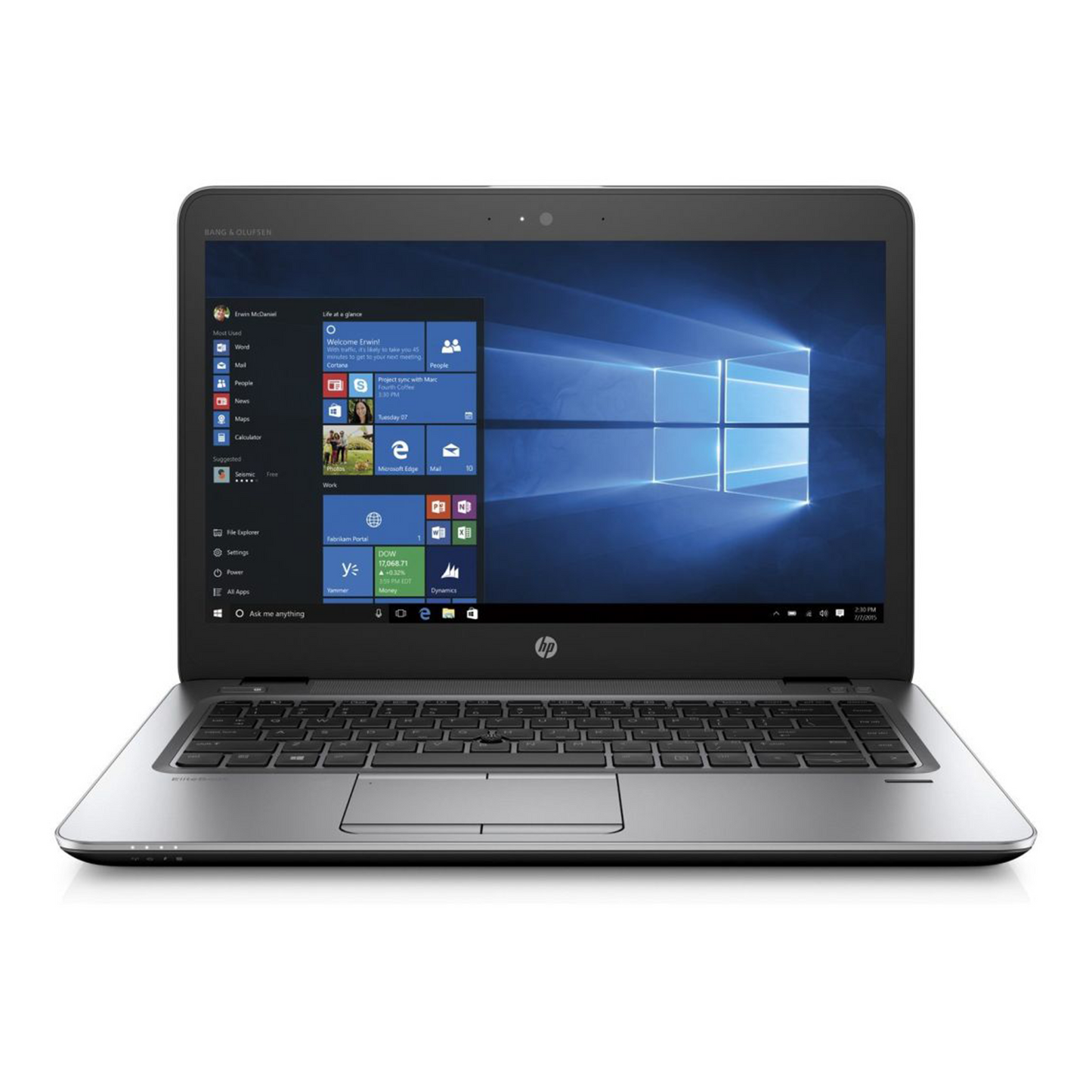 惠普 EliteBook 840 G4 | 14 英寸显示屏 |英特尔酷睿i5-7代| 8GB 内存 | 256GB 固态硬盘