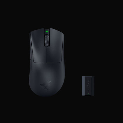 Razer DeathAdder V3 Pro 鼠标 - 黑色 - 经典底座